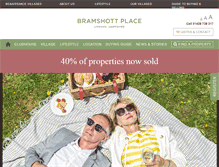 Tablet Screenshot of bramshottplace.co.uk
